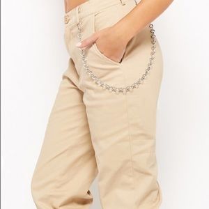 Tan Cargo Pants w/ Chain